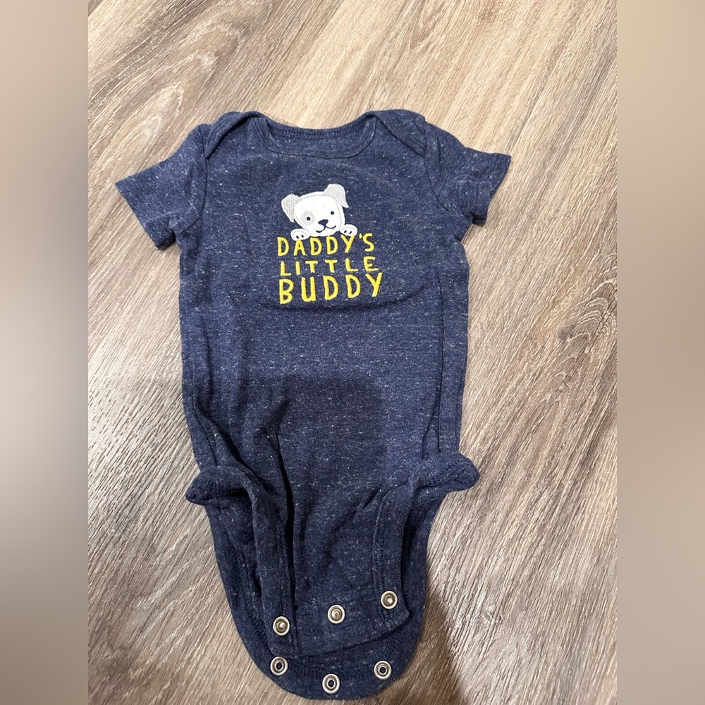 Carter's Navy Bodysuit - Daddy's Little Buddy